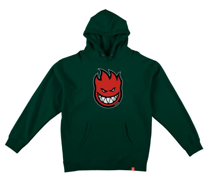 Spitfire Bighead Fill Youth Hoodie (Alpine Green w / Black) - YOUTH XL