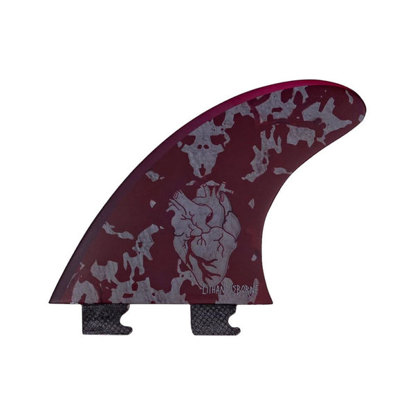 Captain Fin Co - Eithan Osbourne Heart Tri - SM / MD / LG - Black (Snap-In / FCS II) - M