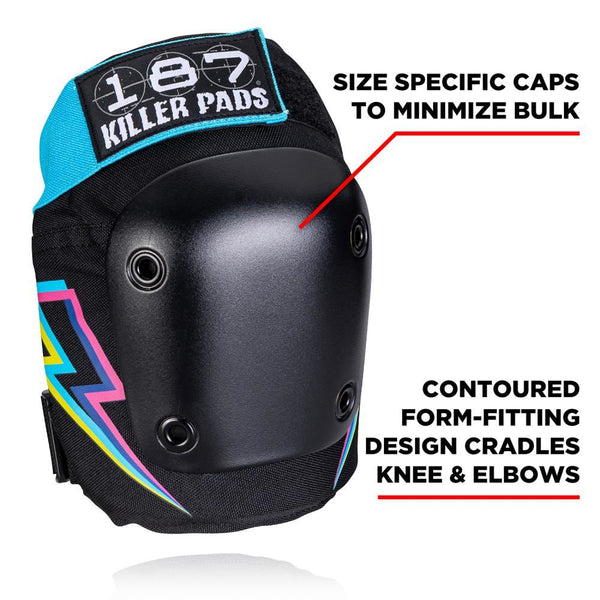 187 Killer Pads Jr.Six Pack Set - Electric Bolt - Skatewarehouse.co.uk