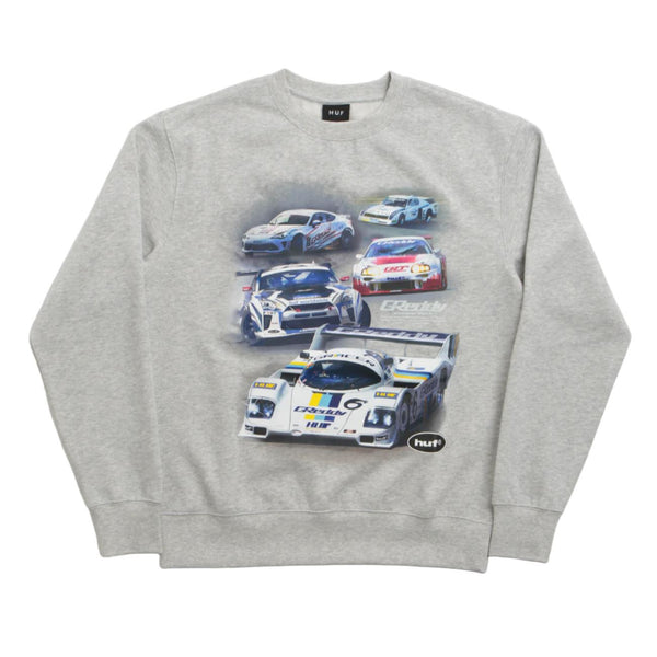 HUF Greddy Showcase Crewneck (Heather Grey)