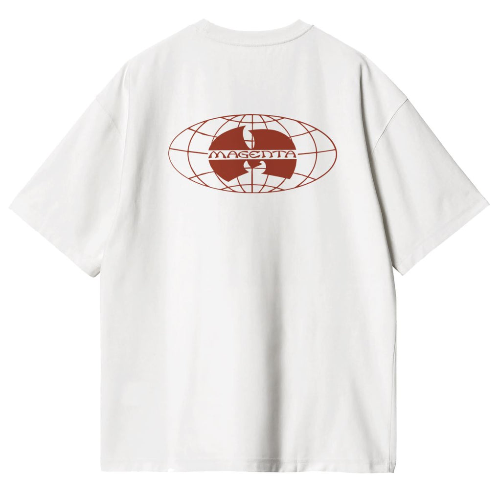 Magenta Shaolin Tee White
