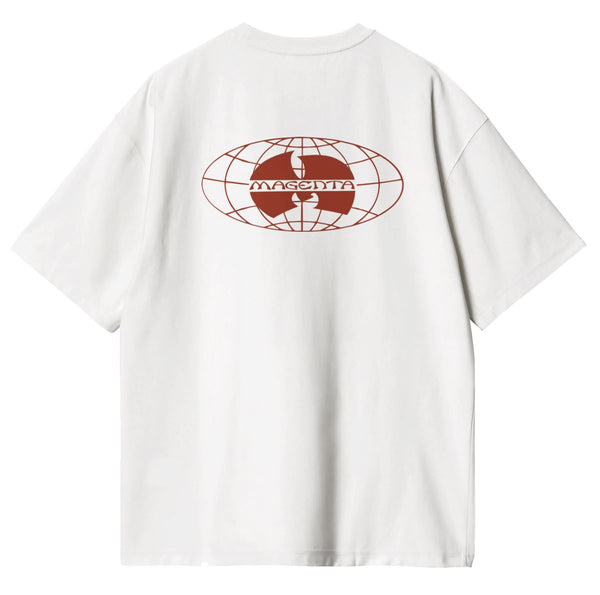 Magenta Shaolin Tee White