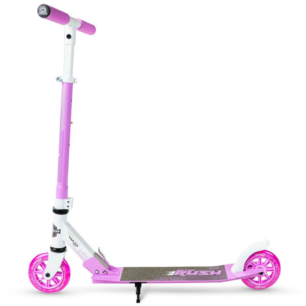Madd Gear Rush 125 - White/Purple Complete Scooter - Skatewarehouse.co.uk