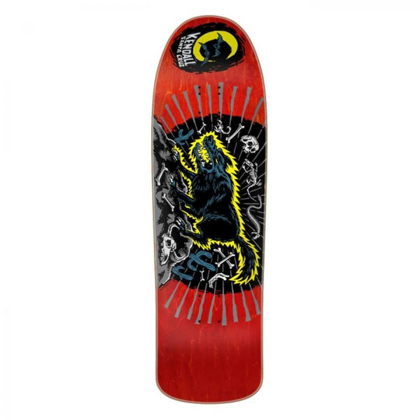 Santa Cruz Kendal Wolf Reissue Skateboard Deck - 9.28