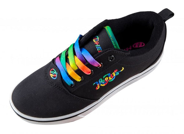Heelys Pro 20  - Black / Rainbow Cursive - Skatewarehouse.co.uk