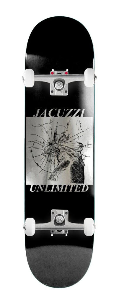 Jacuzzi Unlimited Smash Jet Ski Popsicle EX7 Black x Venom Custom Complete Skateboard - 8.5"