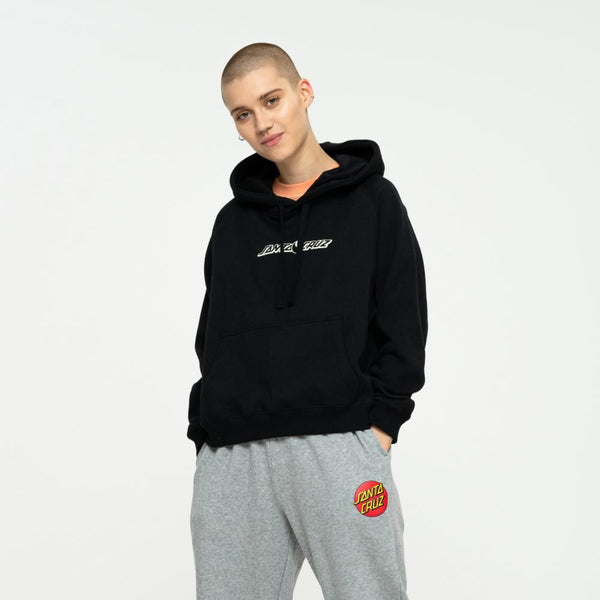 Santa Cruz Womens Hood Yin Yang Strip Hood - Black - Skatewarehouse.co.uk