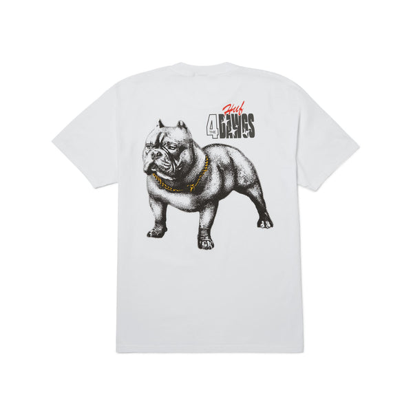HUF 4 The Dawgs S / S Tee (White) - S