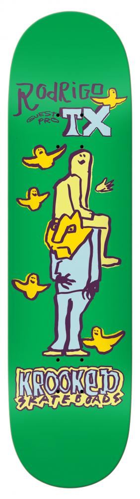 Krooked Guest Rodrigo Tx Guest (Ltd 1-555) Skateboard Deck - 8.06