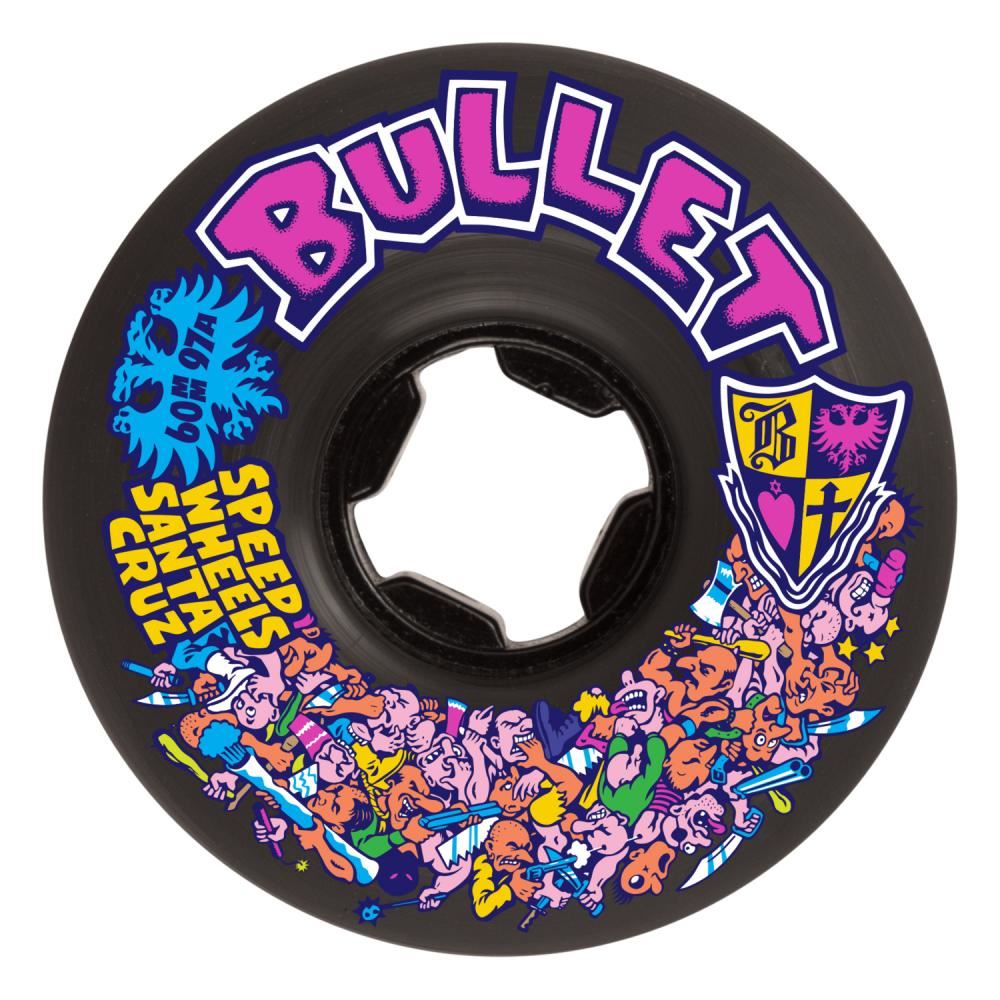 SlimeBalls Skateboard Wheels Skateboard Wheels Bullet Riot Vomits 97a - Black
