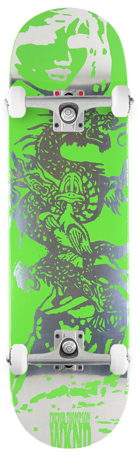 WKND 'Who Me' Trevor Thompson Neon Green (SN) x Venom Custom Complete Skateboard - 8.5