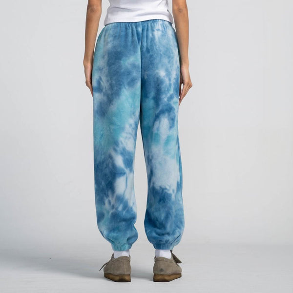 Santa Cruz Womens Sweatpant Slumber Polar Sweatpant - Blue Tie Dye - Skatewarehouse.co.uk