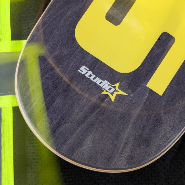 Studio Charles Deschamps 'Star Can Hi-Vis' Safety / Matallic Skateboard Deck - 8.25