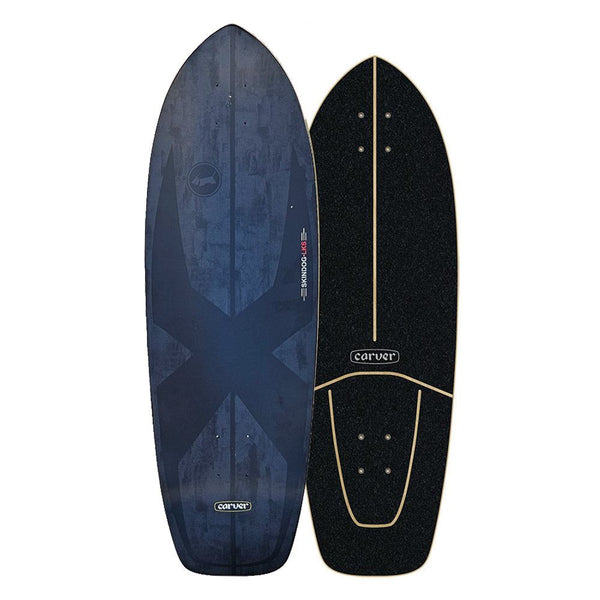 Carver Skindog LKS SQSH - Surfskate Cruiser Skateboard Deck - 9.875