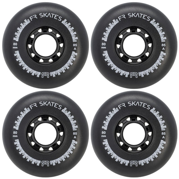 Fr Downtown Wheel (Set of 4 Wheels) - Black - 80Mm/85A - Skatewarehouse.co.uk