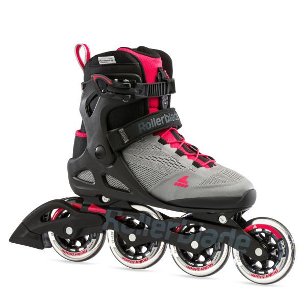 Rollerblade RB MACROBLADE 90 W Gry/Pnk Inline Recreational Skate - Skatewarehouse.co.uk