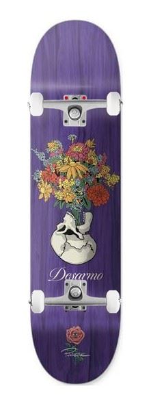 Primitive Desarmo Rebirth Deck Purple x Venom Custom Complete Skateboard - 8.0