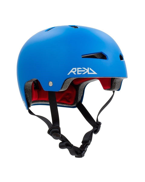 REKD Elite 2.0 Skateboard Skate Scooter BMX Helmet - Blue - Skatewarehouse.co.uk