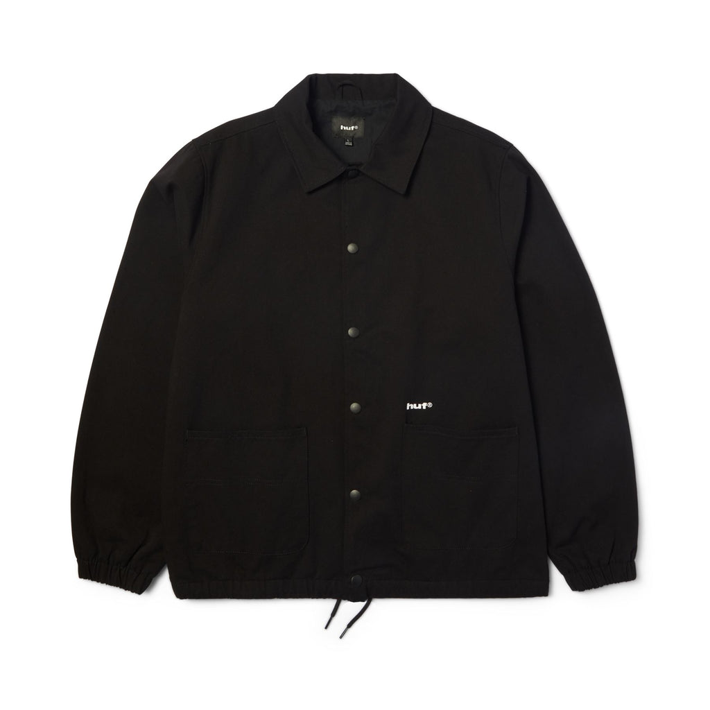 HUF 89 Twill Coaches Jacket (Black / White) - S
