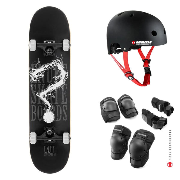 Enuff Pyro II White Complete Skateboard Bundle