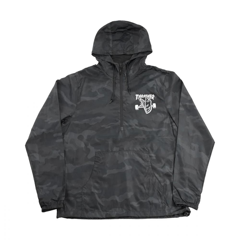 Thrasher x Spitfire Jacket Thrash & Burn Anorak - Black Camo