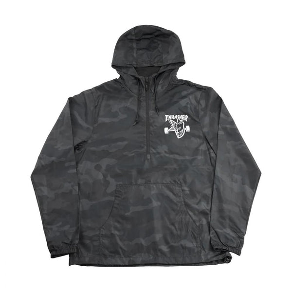 Thrasher x Spitfire Jacket Thrash & Burn Anorak - Black Camo