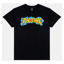 Thrasher T-Shirt Graff - Black - Skatewarehouse.co.uk