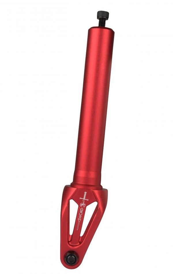 Addict Scooter Fork Sword HIC - Red - Skatewarehouse.co.uk