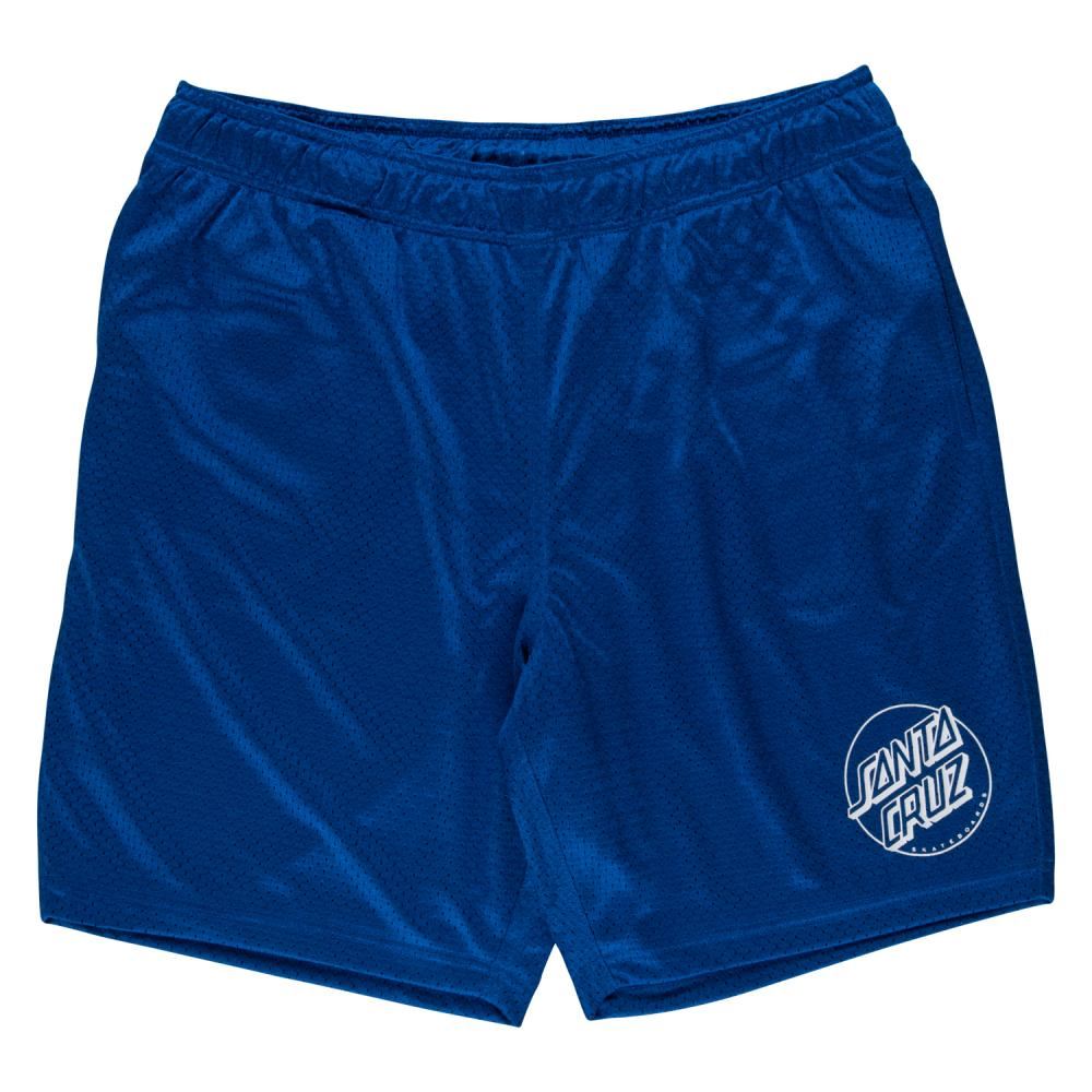 Santa Cruz Shorts Opus Dot Mesh Short - Blue - Skatewarehouse.co.uk