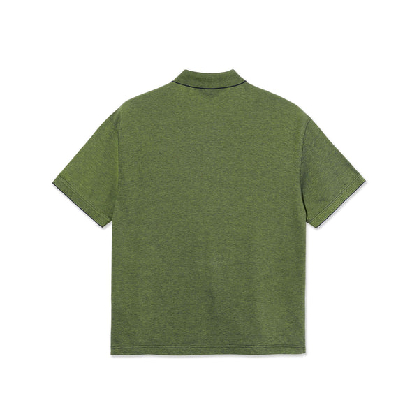 Surf Polo Shirt |Pique (Green / Blue)