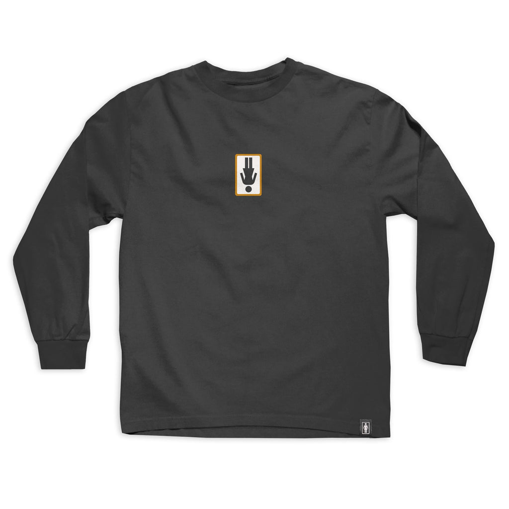 Girl 93 Til Oops Long Sleeve Tee Granite - Grey