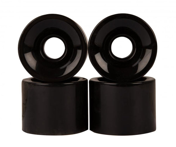 D Street Skateboard Wheels 59 Cent 78A Unprinted (4 pack) - Black - Skatewarehouse.co.uk