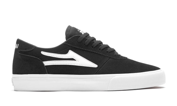 Lakai Manchester Skate Shoes - Black/White - Skatewarehouse.co.uk