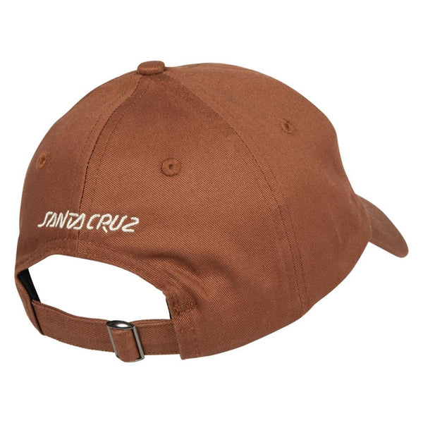 Santa Cruz Cap Contour Hand Burnt Sienna - O/S - Skatewarehouse.co.uk
