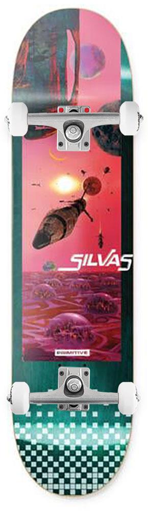 Primitive Silvas New Worlds Deck Multi x Venom Custom Complete Skateboard - 8.0