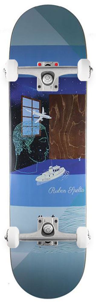 Magenta Ruben Spelta Sleep Board Complete Skateboard - 8.4