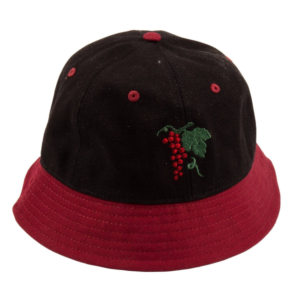 Pass~Port Life of Leisure 6-Panel Bucket Hat (Burgundy / Black) - M