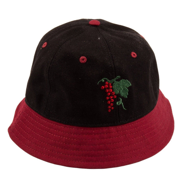 Pass~Port Life of Leisure 6-Panel Bucket Hat (Burgundy / Black) - M