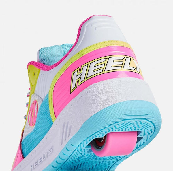 Heelys Rezerve FN - Wht / N.Pink / Aqua / O.Yllw - Skatewarehouse.co.uk