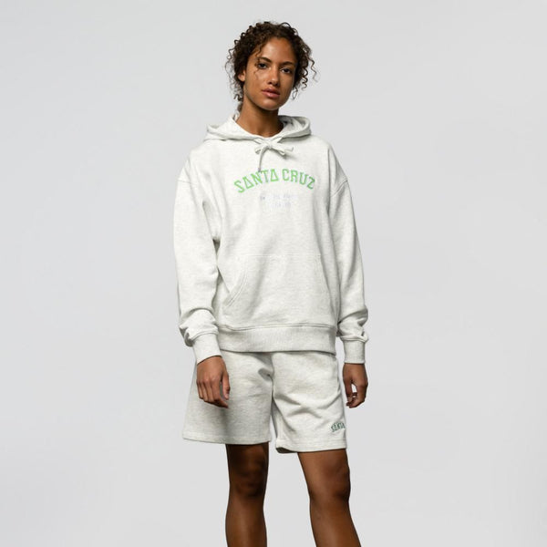 Santa Cruz Hood Collegiate Strip - Athletic Heather - Skatewarehouse.co.uk