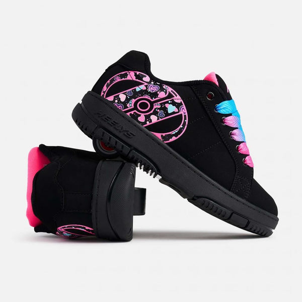 Heelys Kolect Prints - Black / N.Pink / Multi - Skatewarehouse.co.uk
