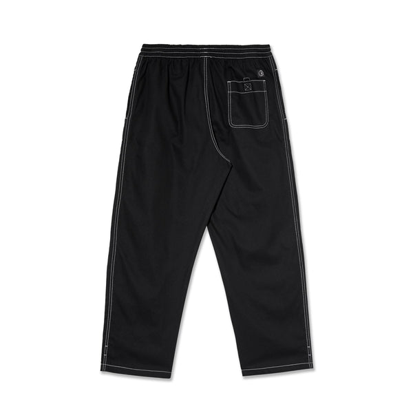 Polar Skate Co Surf Pants | Contrast (Black / White) - XS