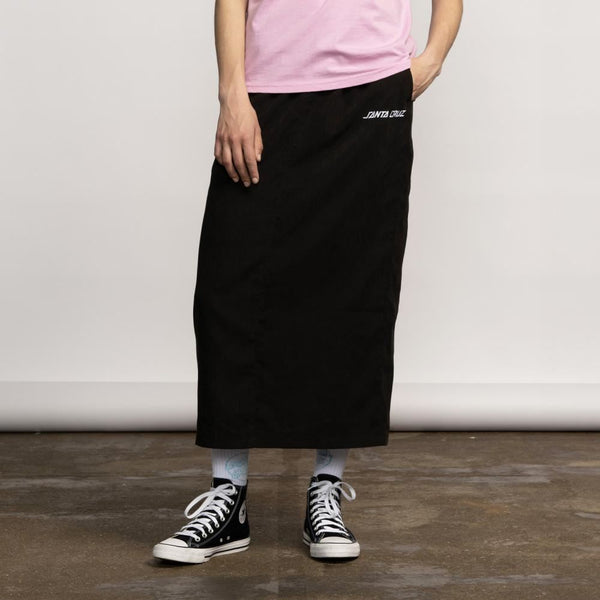 Santa Cruz Womens Skirt Odyssey - Washed Black - Skatewarehouse.co.uk