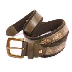 Theories Of Atlantis As Above Belt Vegan Leather Brown - Skatewarehouse.co.uk