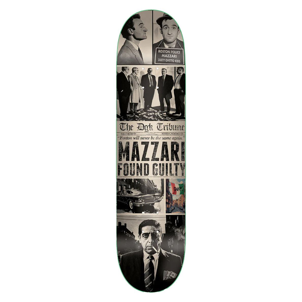 DGK Gangland Mazzari Skateboard Deck - 8.25" - Skatewarehouse.co.uk