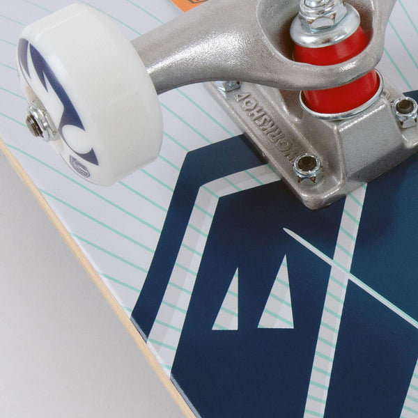 Alien Workshop OG Burst Logo White Complete Skateboard - 7.75