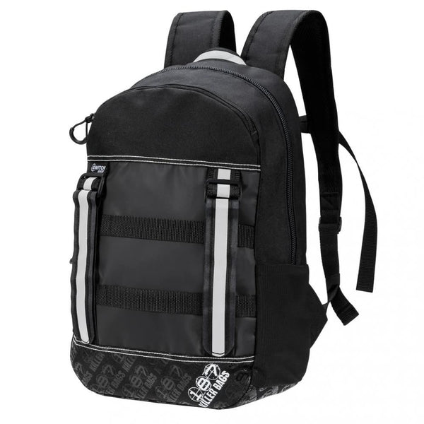 187 Killer Bags Switch Back Backpack Black / White - O/S - Skatewarehouse.co.uk