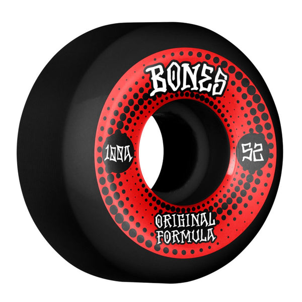 BONES OG Formula Originals 100A Black V5 Sidecut - Skatewarehouse.co.uk