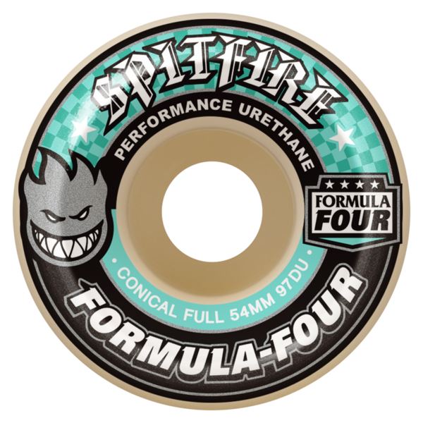 Spitfire F4 97Du Conical Full Skateboard Wheels - 56mm