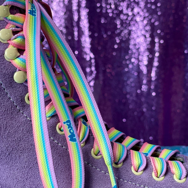 Moxi X Derby Laces - Rainbow - 90